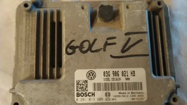 CENTRALINA  ECU BOSCH  0281013606 VW GOLF 5 03G906021HB 0281013606