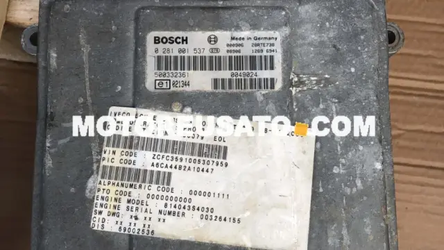 Centralina Motore Iveco Daily 0281001537 Iveco usato