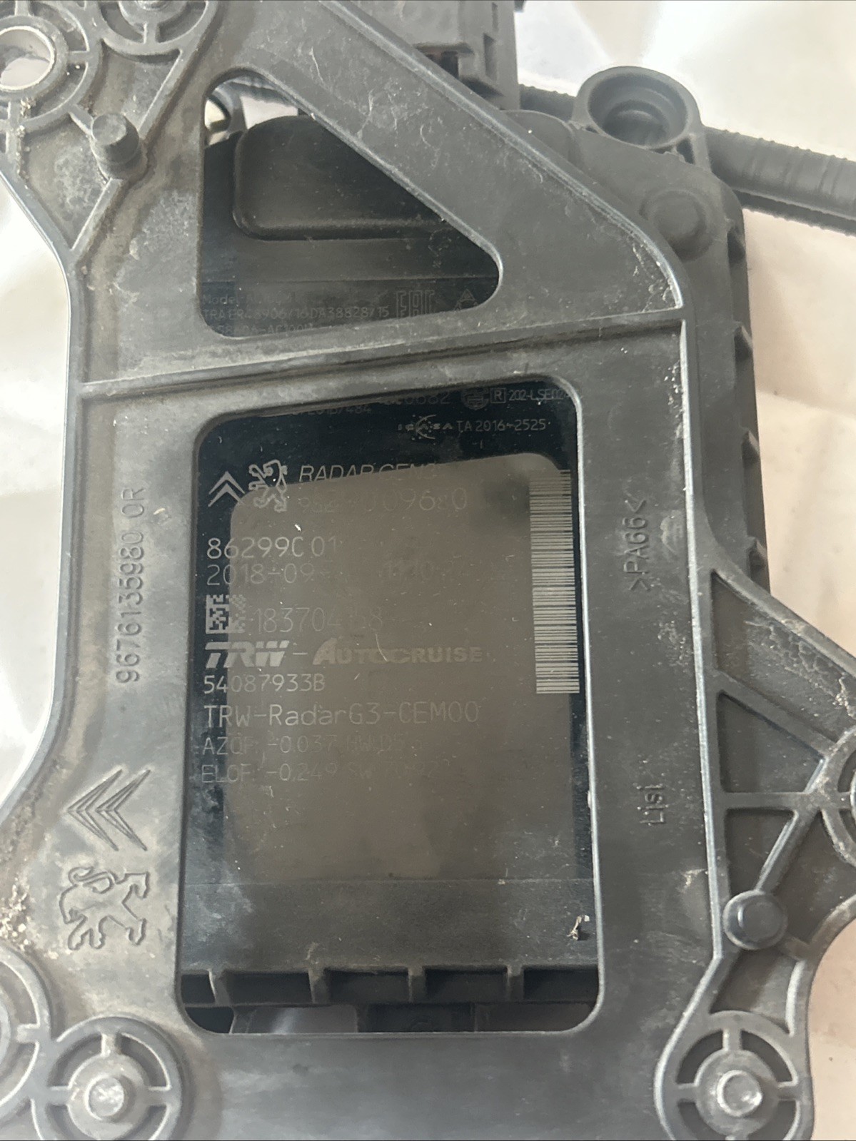 982909680 Centralina radar rilevatore CITROEN Peugeot OPEL con cablaggio