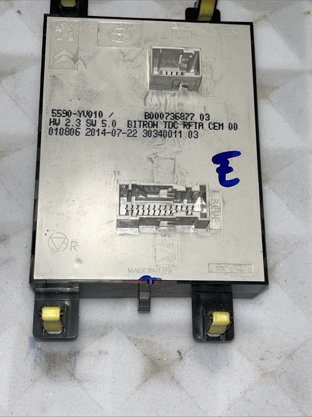 Comandi Clima Aria Condizionata Toyota Aygo 5590-YV010 Originale Toyota