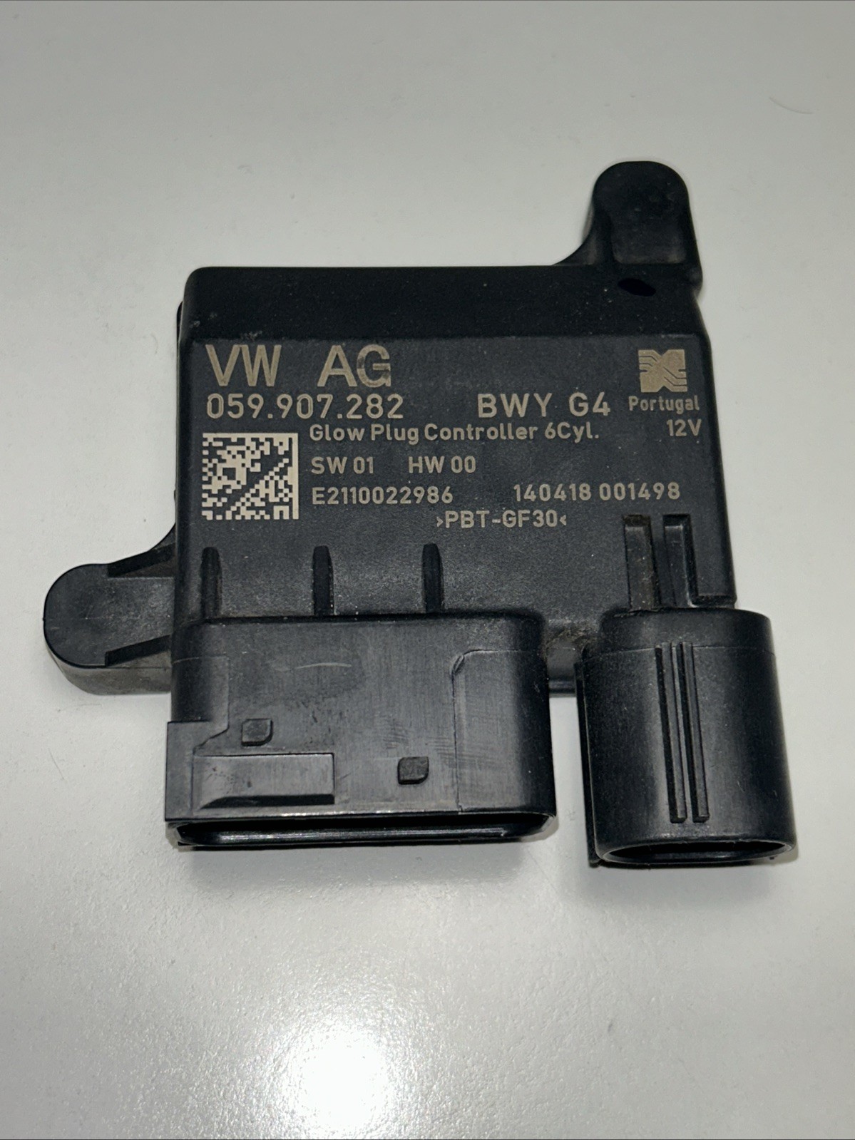 Centralina Candelette Audi A6 059.907.282 Originale Usata Testata Audi