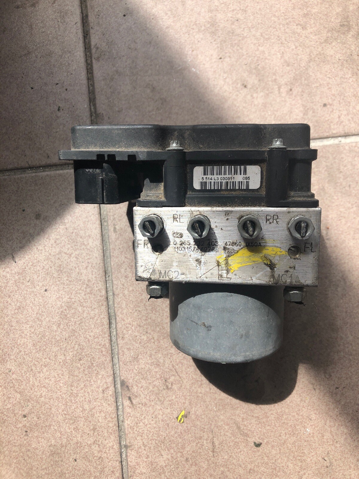 CENTRALINA POMPA ABS NISSAN NV200 1.5 DCi 2007 IN POI (0265232403 0265800863)