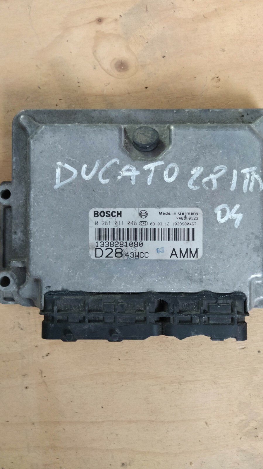 Ecu Fiat Ducato JTD 0281011048 Fiat