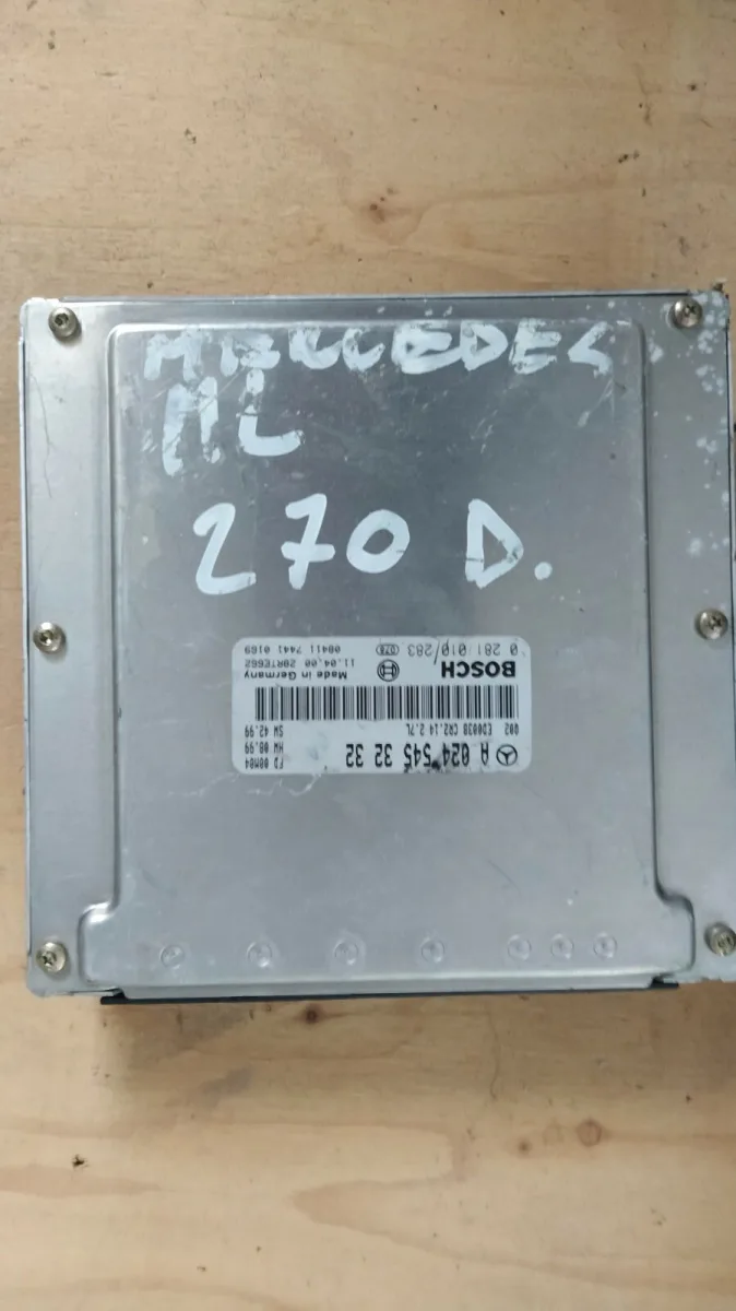 RICAMBI USATI 0281010283 CENTRALINA MOTORE MERCEDES ML W163 1° Serie  200 213666 Mercedes-Benz