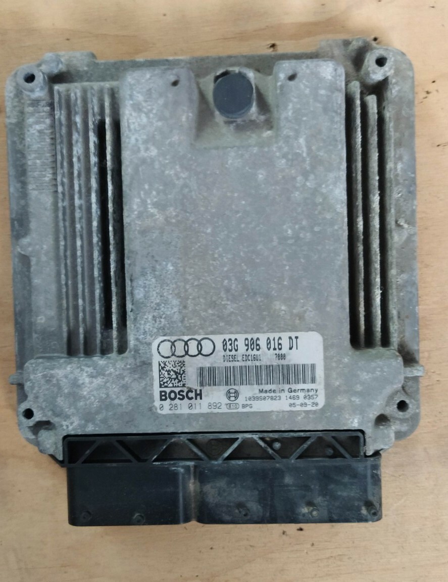 AUDI A3 2.0 TDI MOTORE ECU 0281011892 0 281 011 892 03G 906 016 DT Audi