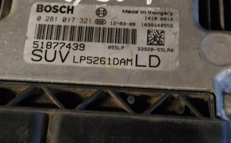 0281017321 CENTRALINA MOTORE SUZUKI SX4