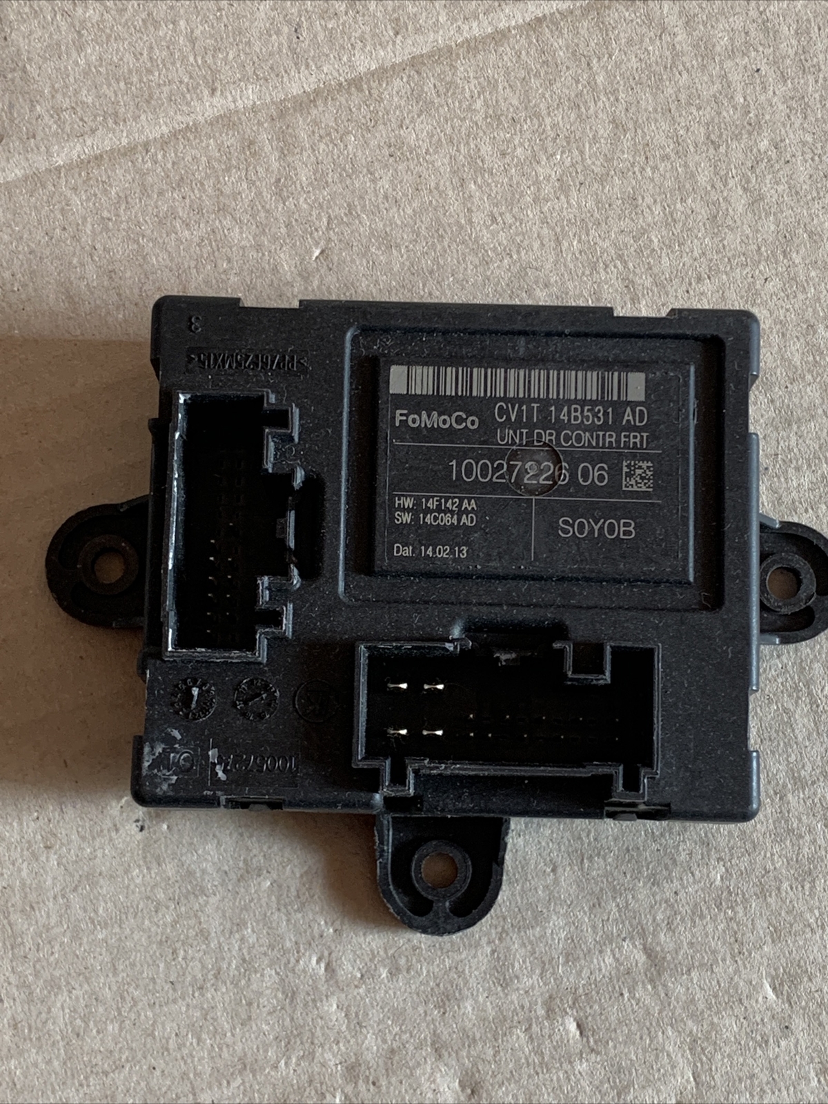 CV1T-14B531-AD CENTRALINA PORTA VETRO ANTERIORE SINISTRA FORD B-MAX 1.0 74KW B 5 Ford