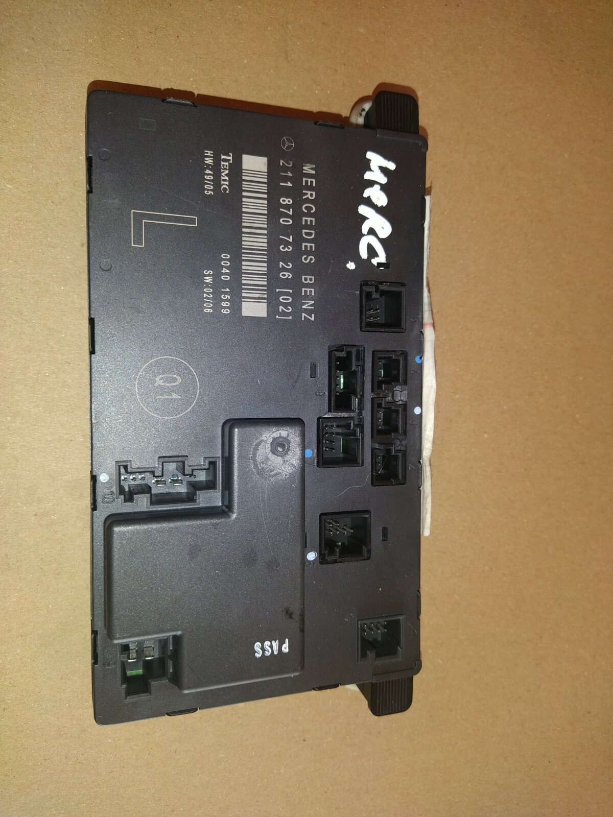 2118707326 CENTRALINA PORTA VETRO ANTERIORE SINISTRA MERCEDES CLASSE E W211 3.0