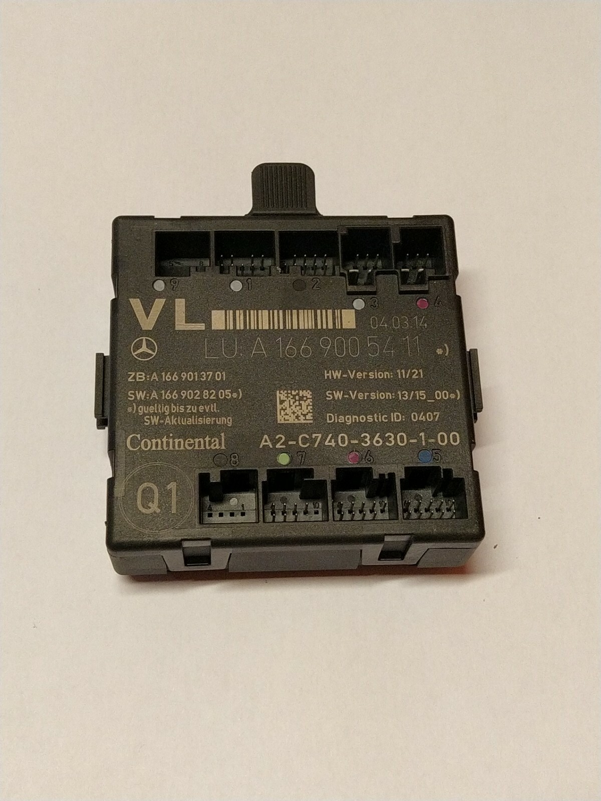 A1669005411 CENTRALINA COMFORT PORTA ANTERIORE SX MERCEDES W246 W156 W176 W117