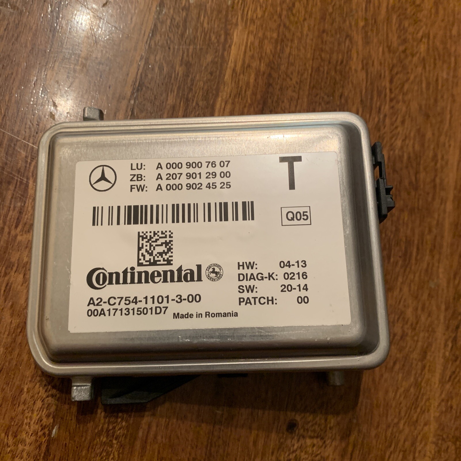 RICAMBI USATI A0009007607 TELECAMERA ANTERIORE MERCEDES A2-C754-1101-3-00