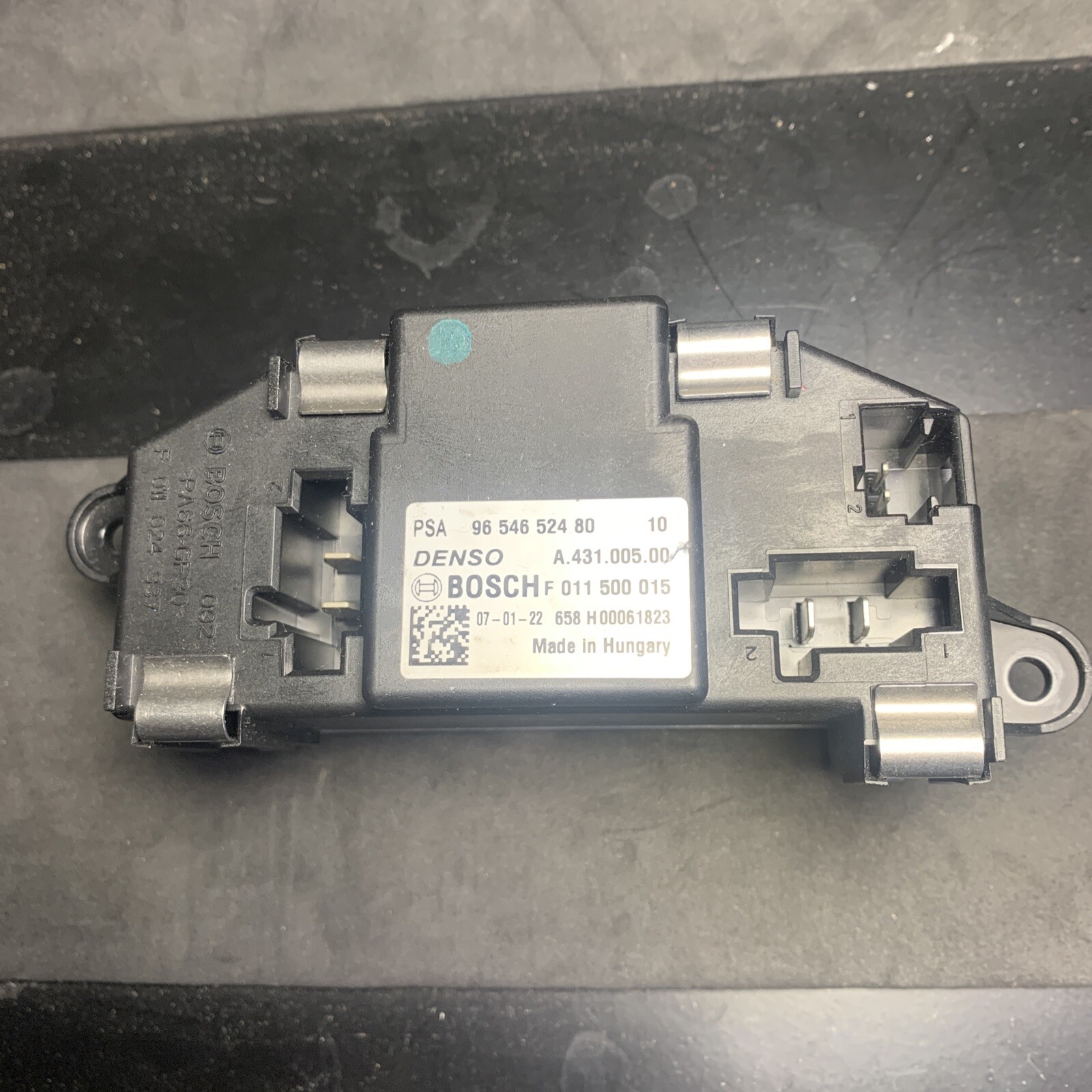Resistenza riscaldamento Citroen 9654652480