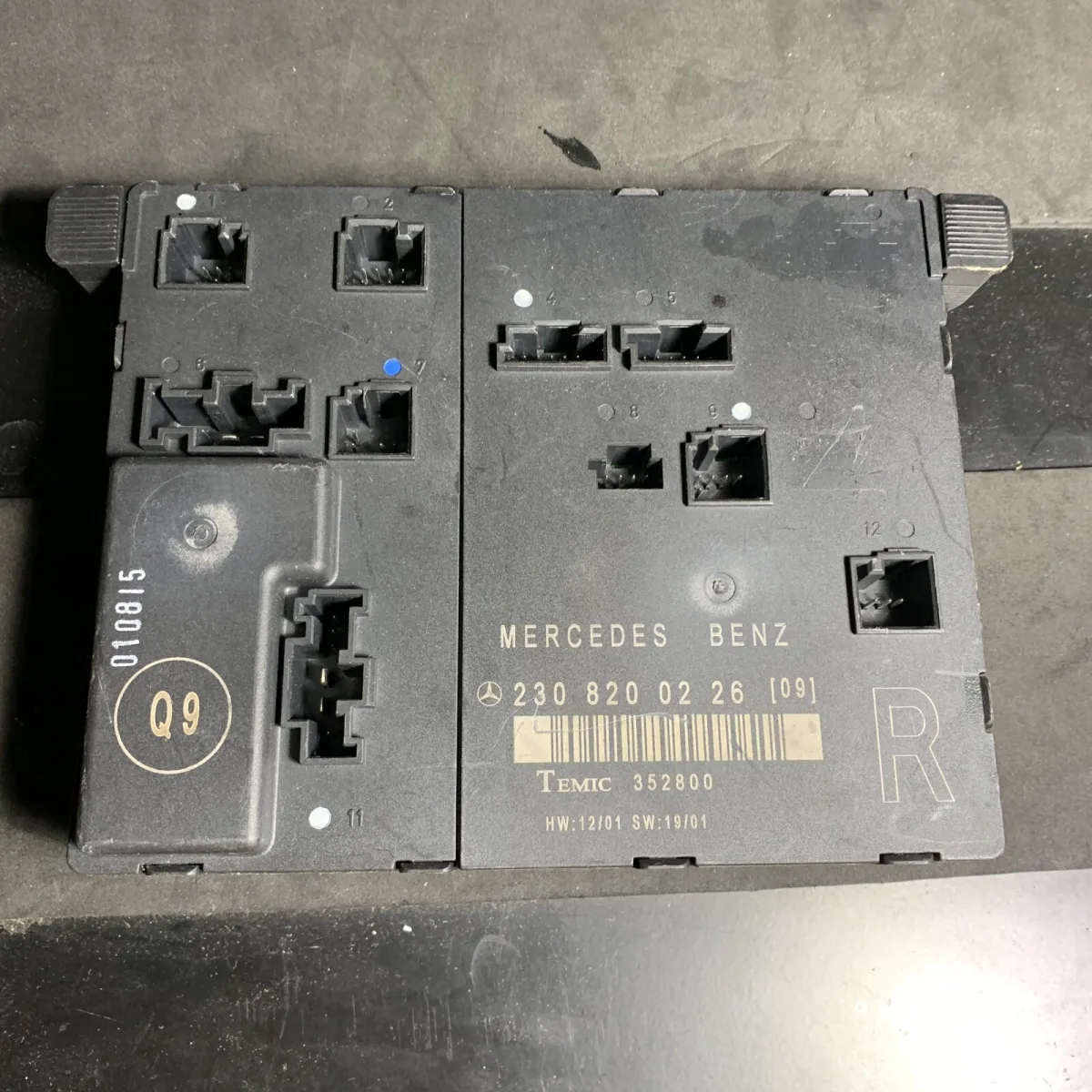 Mercedes SL 55 500 350 R230 A2308203626 centralina porta centralina porta destra Mercedes-Benz