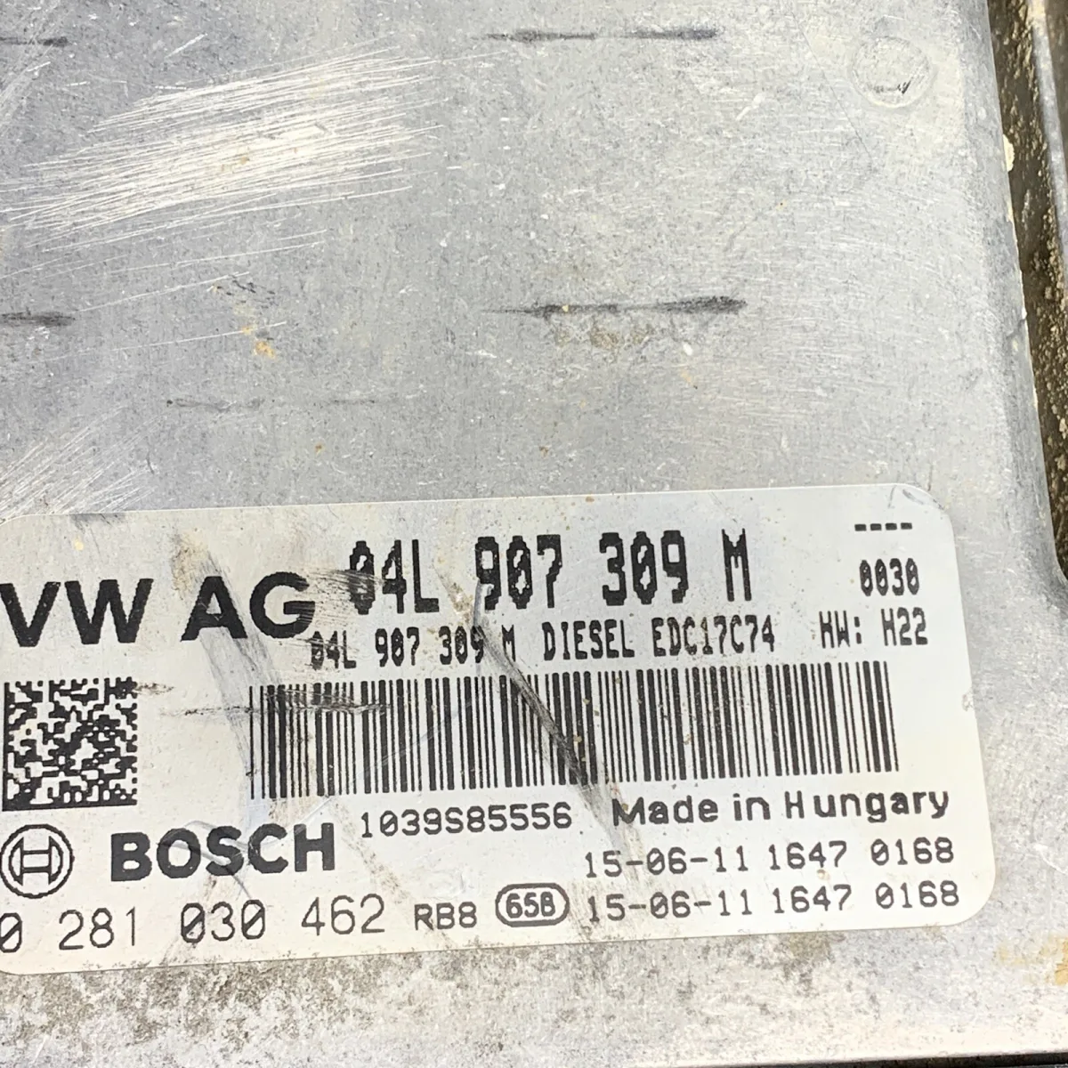 Centralina motore ecu Volkswagen Touran 2.0 tdi cod 0281030462 - 04L907309m Volkswagen usato